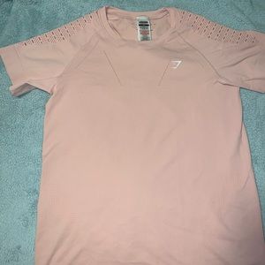 Gymshark pink workout top